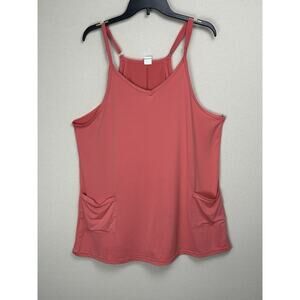 Unbranded Women's Activewear Dress Coral with Shorts Sz XL Tennis Pickle Ball